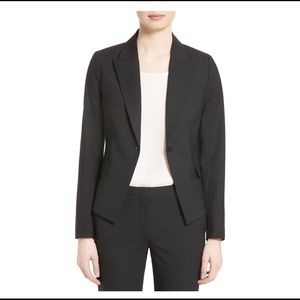 Theory Brince B Good Wool Suit Jacket Black